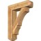Ekena Millwork Balboa Craftsman Rough Sawn Bracket w/ Offset Brace, Western Red Cedar, 8"W x 30"D x 38"H BKT0806X30X38BOA04RWR - alternate 1